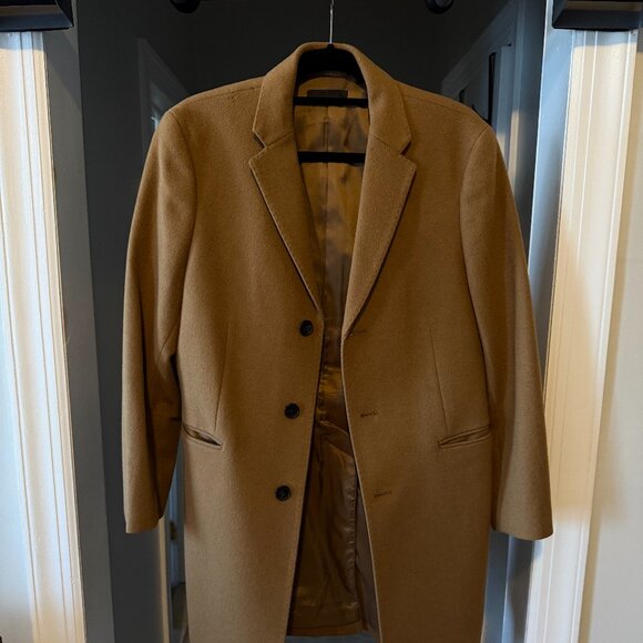 Uniqlo Wool/Cashmere Coat in Camel/Tan - Picture 1 of 5